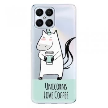 Odolné silikonové pouzdro iSaprio - Unicorns Love Coffee - Honor X8