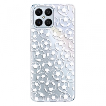 Odolné silikonové pouzdro iSaprio - Football pattern - white - Honor X8
