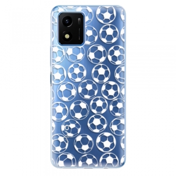 Odolné silikonové pouzdro iSaprio - Football pattern - white - Vivo Y01